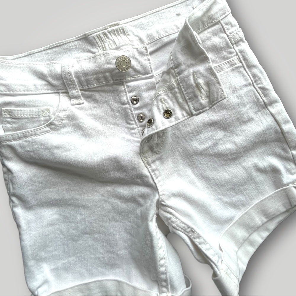 ๐ข5/$25 Justice Button Fly Jean Shorts 12 slim - Picture 12 of 14